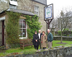 Time for lunch at the Traquair arms